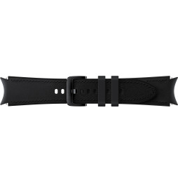 Bracelet Samsung en cuir hybride pour Galaxy Watch4 (S/M) Noir (ET-SHR88SBEGWW)