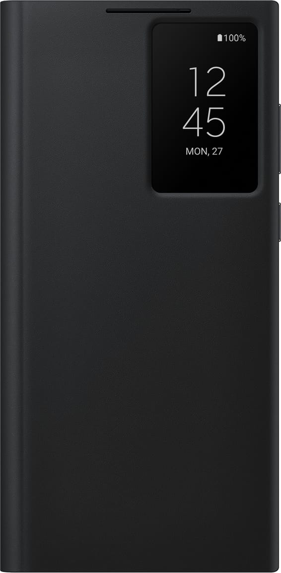 Étui Samsung Smart Clear View pour Galaxy S22 Ultra Noir (EF-ZS908CBEGWW)