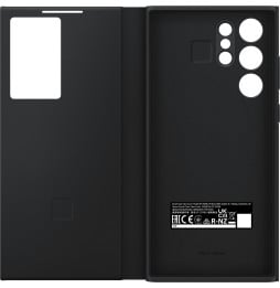Étui Smart Clear View pour Galaxy S22 Ultra Noir (EF-ZS908CBEGWW)