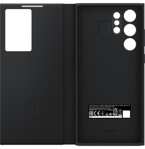 Étui Smart Clear View pour Galaxy S22 Ultra Noir (EF-ZS908CBEGWW)