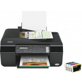 Imprimante multifonction 4 en 1 jet d'encre Epson Stylus Office BX300F