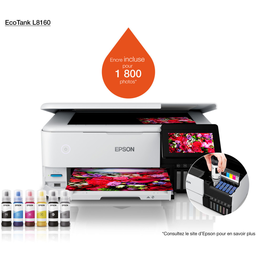 Imprimante photo Epson EcoTank L8160 (C11CJ20403)