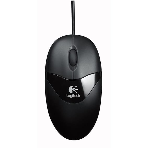 Logitech Pilot Optical Mouse - Noire (souris filaire)
