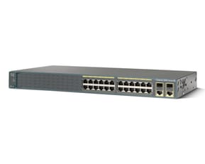 Switch administrable  Cisco Catalyst 2960 - 24 ports 10/100 + 2T/SFP avec LAN Lite
