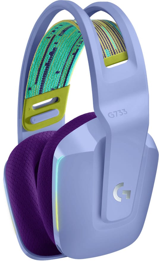 Casque gaming sans fil Logitech G733 LIGHTSPEED RVB ultra-léger