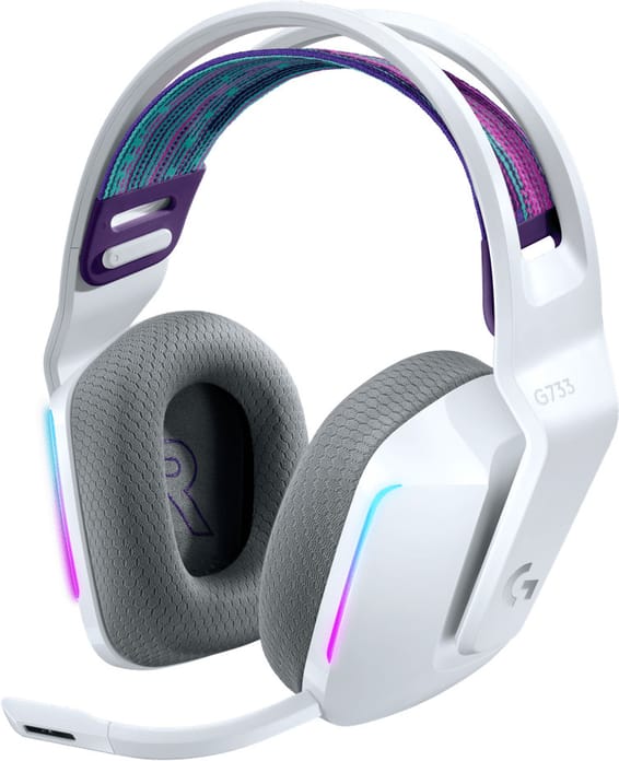 Casque gaming Logitech G733 LIGHTSPEED RVB ultra-léger - USB