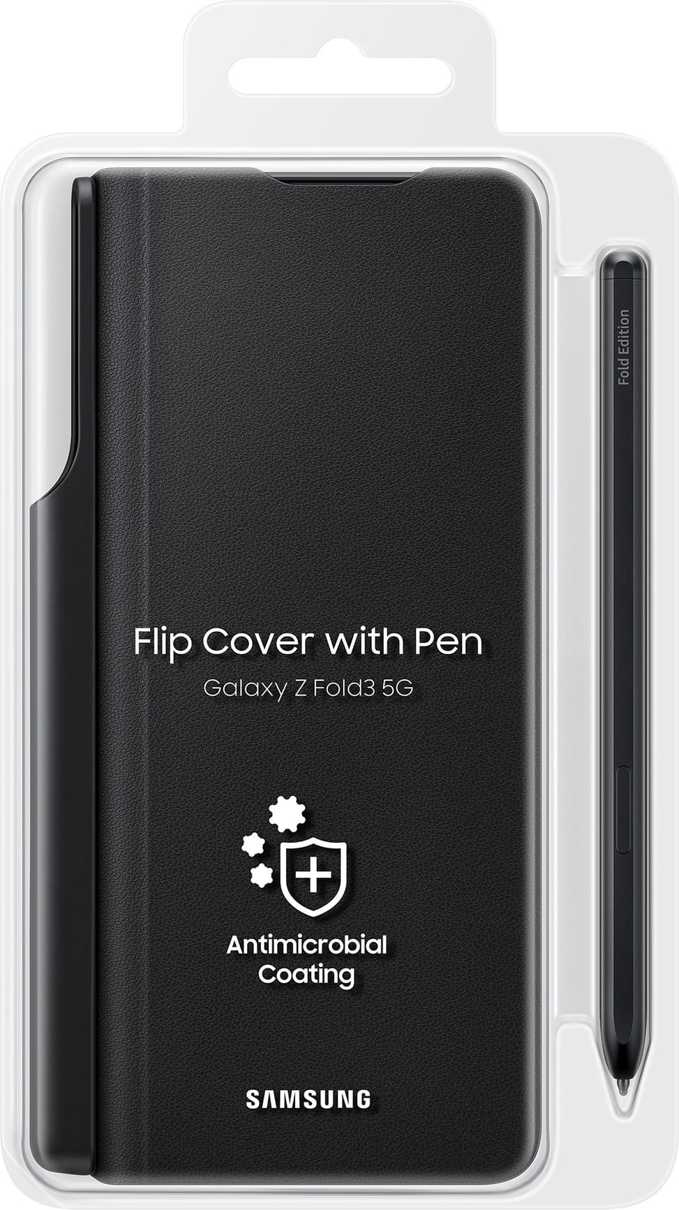 Étui à rabat pour Samsung Galaxy Z Fold3 avec stylet Noir (EF-FF92PCBEGWW)