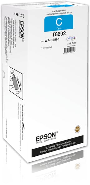 Unité d'alimentation en encre Cyan XXL pour Epson WF-R8590 (C13T869240) — image 2