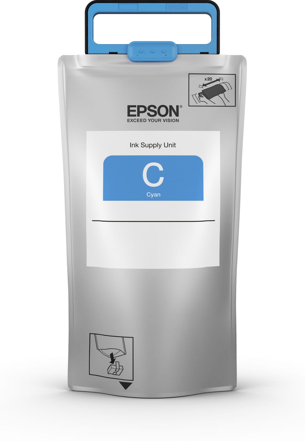 وحدة تزويد حبر سماوي XXL Epson لـ WF-R8590 (C13T869240) — صورة 1