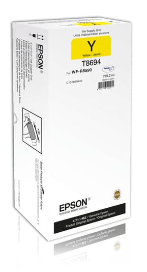 Unité d'alimentation en encre Jaune XXL pour Epson WF-R8590 (C13T869440) — image 2