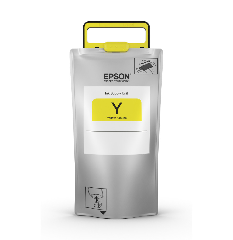 Unité d'alimentation en encre Jaune XXL pour Epson WF-R8590 (C13T869440)