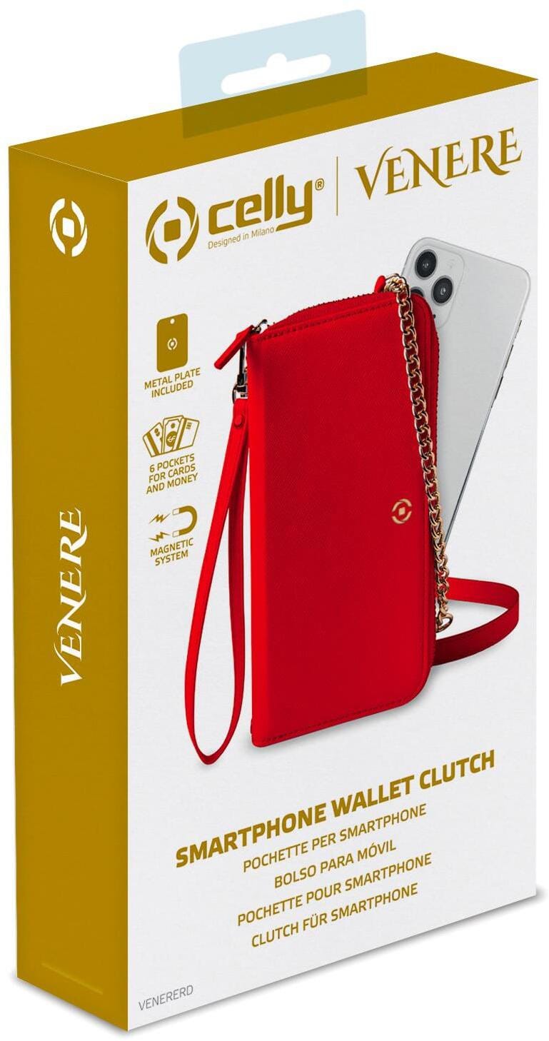 CELLY VENERE POCHETTE UP TO 6.5 RED  (VENERERD)