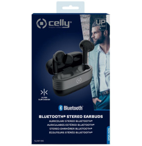 CELLY TRUE WIRELESS IN EAR SLIM BK  (SLIM1BK)