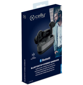 CELLY TRUE WIRELESS IN EAR SLIM BK  (SLIM1BK)