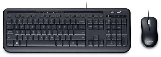 Clavier et souris filaire Microsoft 600 Wired Desktop - AZERTY (3J2-00012)