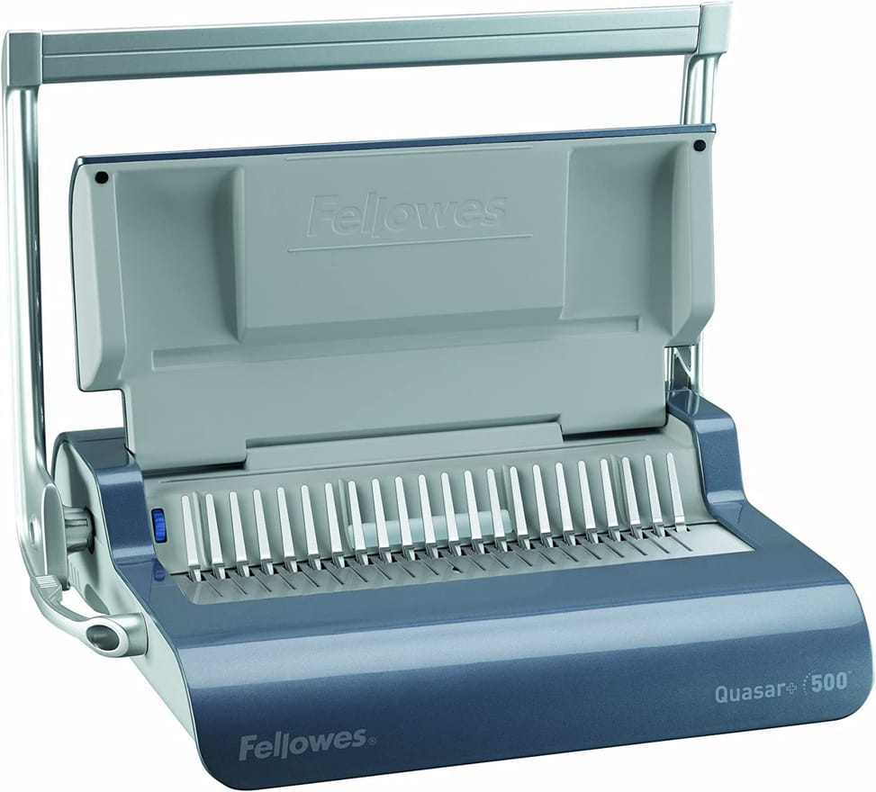 Fellowes Quasar+ 500 Plastic Comb Binding Machine (5627701) — image 5