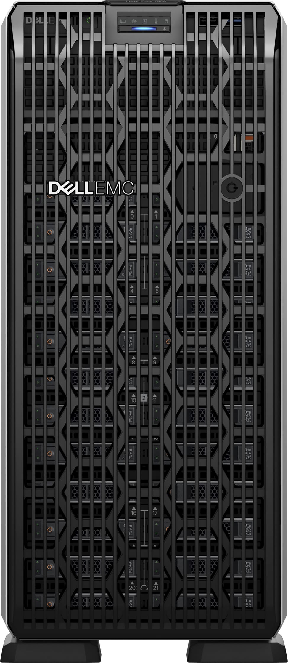 DELL PowerEdge T550 Server 1*4310 2.1G, 1*16GB RDIMM, 3200MT/s,PERC H755, 2*480GB SSD SATA 36M (PET550M1)