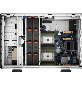 DELL PowerEdge T550 Server 1*4310 2.1G, 1*16GB RDIMM, 3200MT/s,PERC H755, 2*480GB SSD SATA 36M (PET550M1)