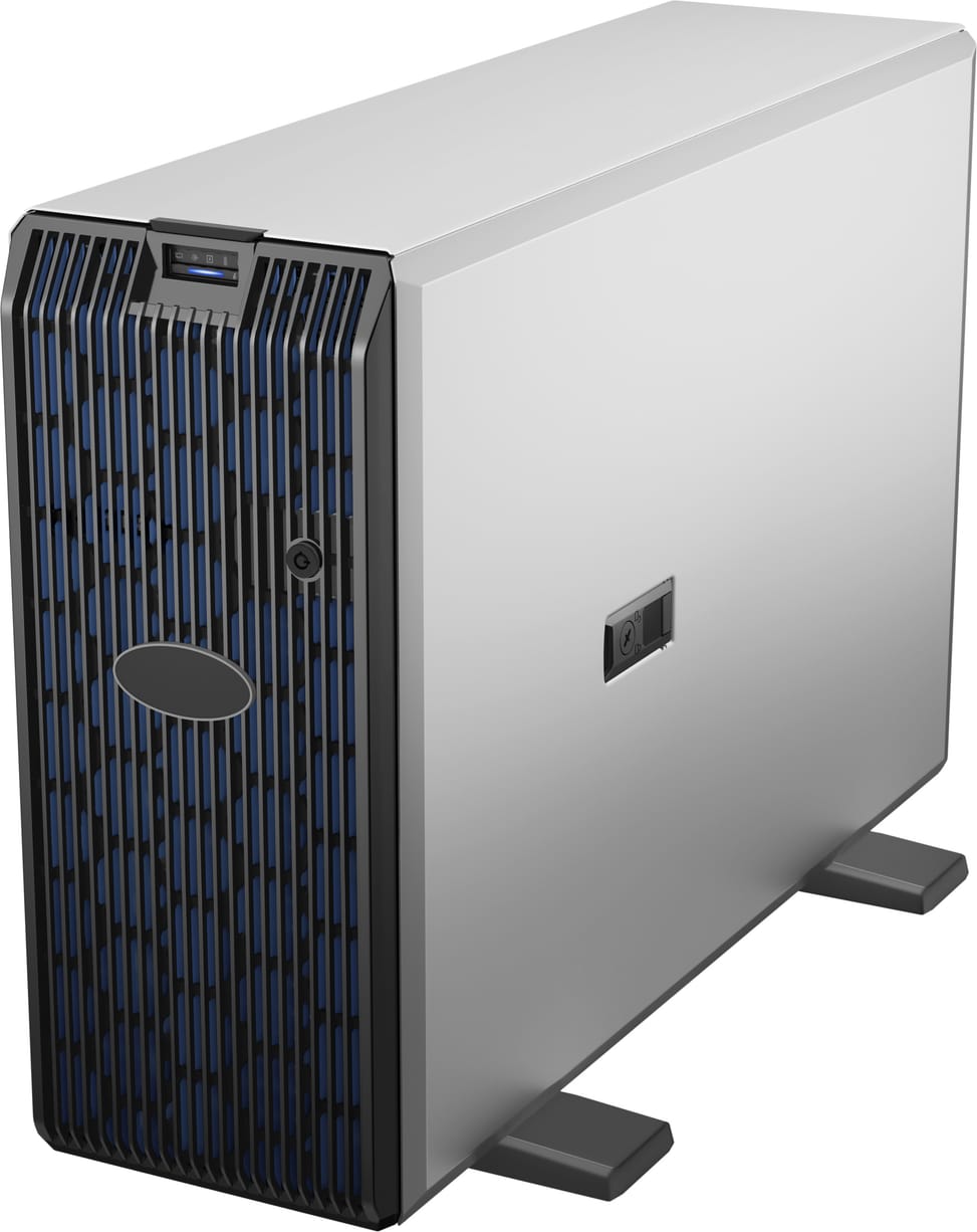 DELL PowerEdge T550 Server 1*4310 2.1G, 1*16GB RDIMM, 3200MT/s,PERC H755, 2*480GB SSD SATA 36M (PET550M1)