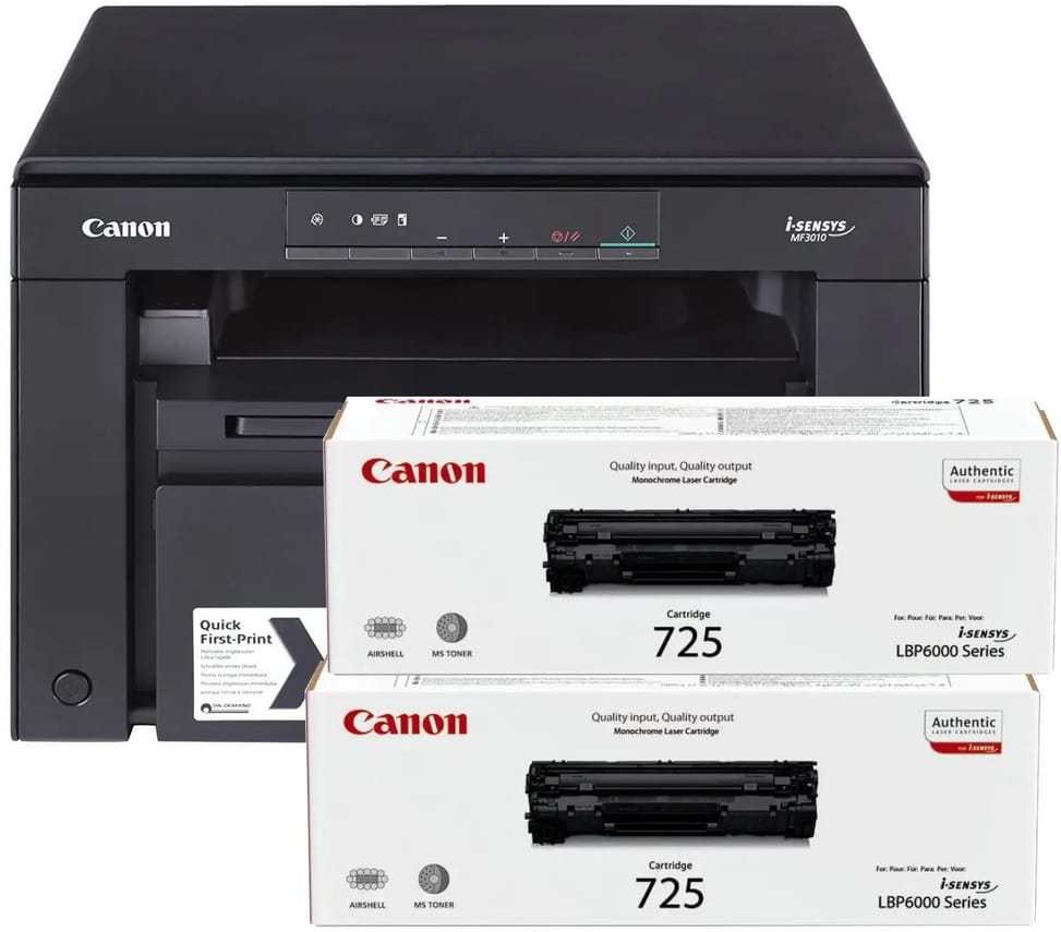 Canon i-SENSYS MF3010 A4 Monochrome Laser Multifunction Printer + 2 Toner 725 (5252B034AA) — image 6