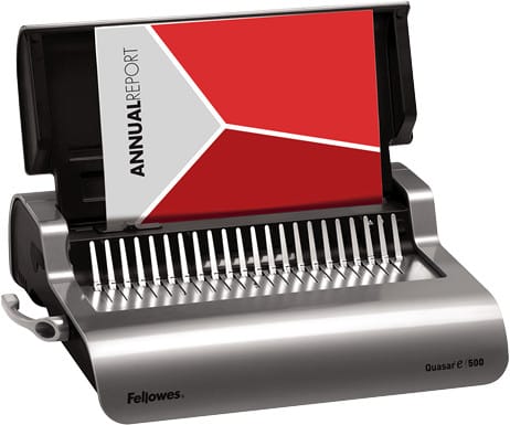 Perforelieur Fellowes Quasar-E Electrique à anneaux plastiques (5620901)