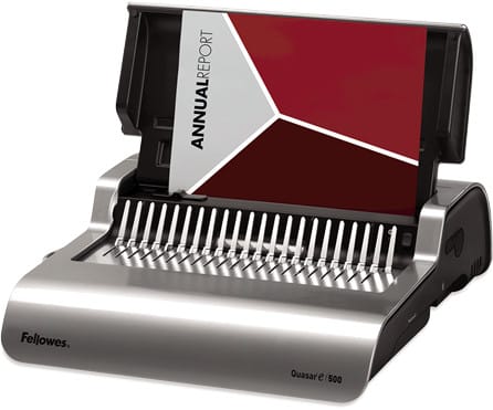 Perforelieur Fellowes Quasar-E Electrique à anneaux plastiques (5620901)