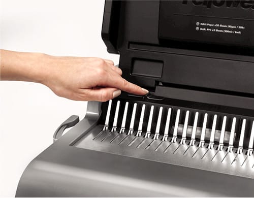 Perforelieur Fellowes Quasar-E Electrique à anneaux plastiques (5620901)