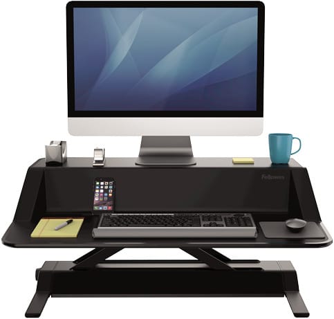 Plate-forme de travail Assis-debout Fellowes Lotus™ - Noir (0007901)