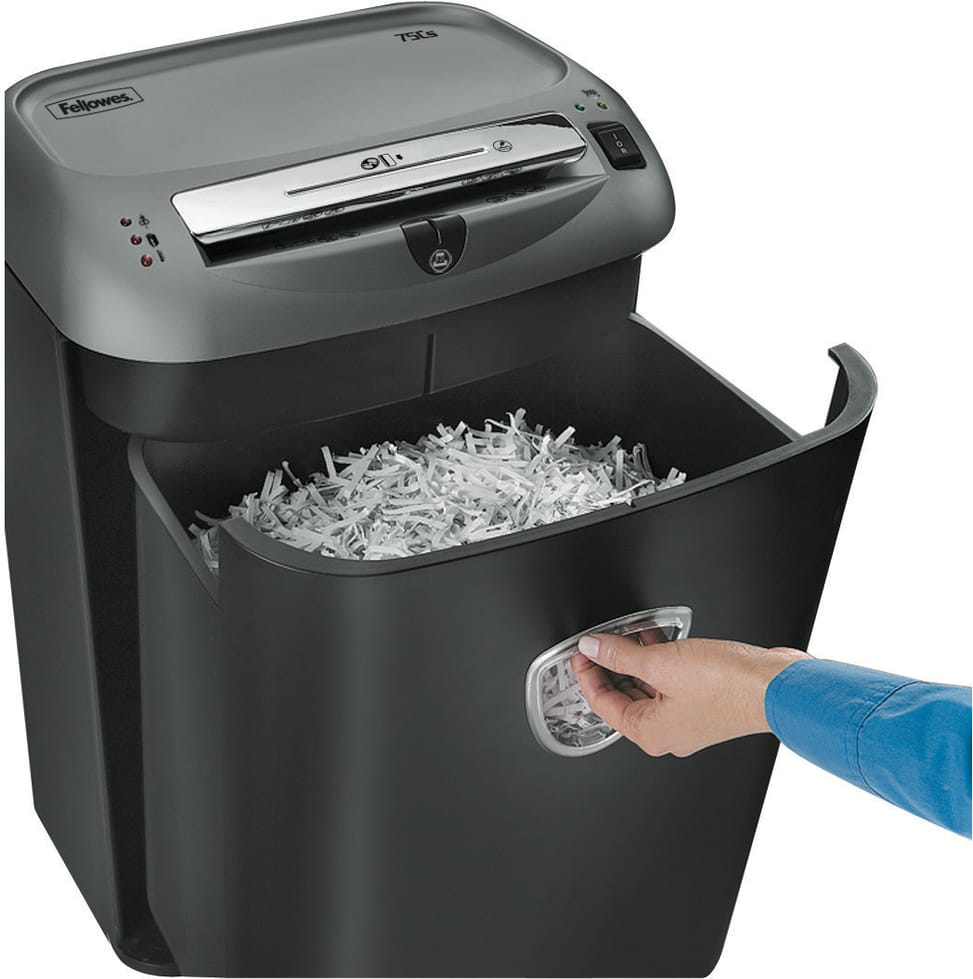 Destructeur Fellowes Powershred® 75Cs Coupe croisée (4675001)