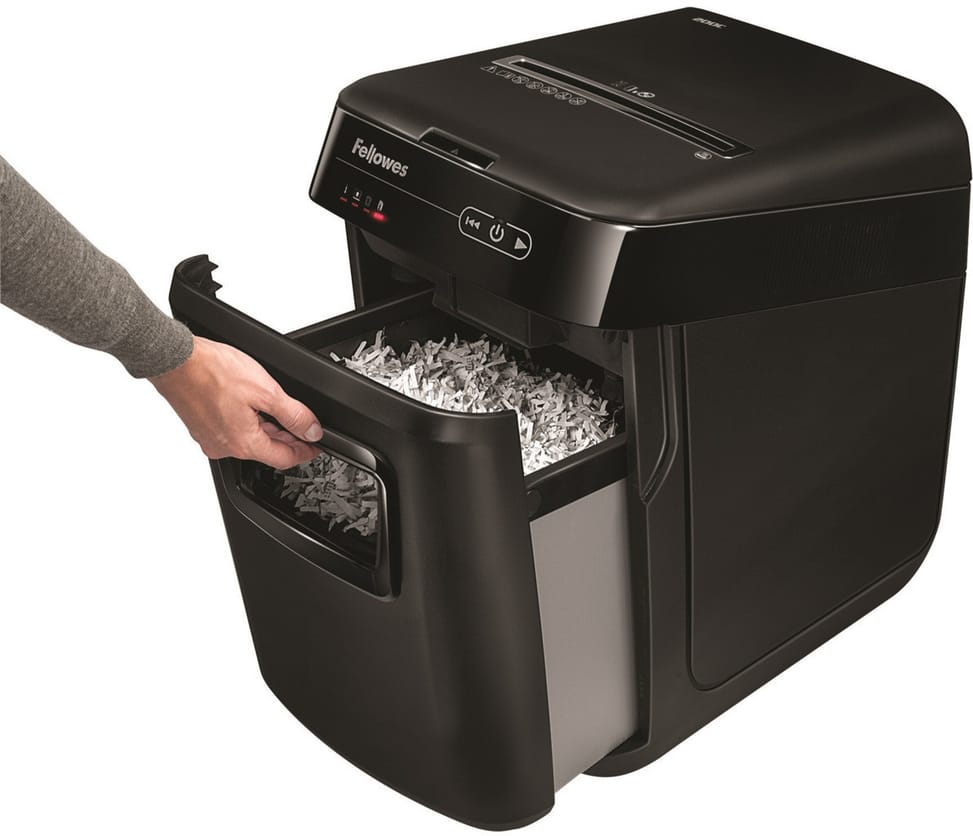 Destructeur de documents Fellowes AutoMax 200C Coupe croisée (4653601)