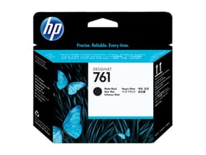 Tête d'impression noire à finition mat HP 761 Designjet (CH648A)