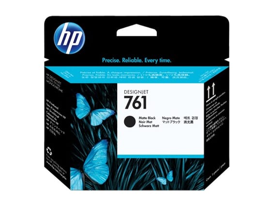 Tête d'impression noire à finition mat HP 761 Designjet (CH648A)