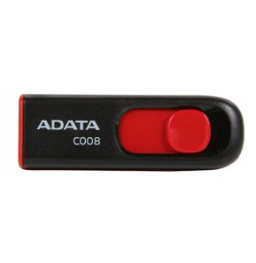 Clé USB 2.0 ADATA 64Go plastic Noir (AC008-64G)