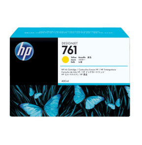 HP 761 Jaune - Cartouche d'encre HP d'origine...