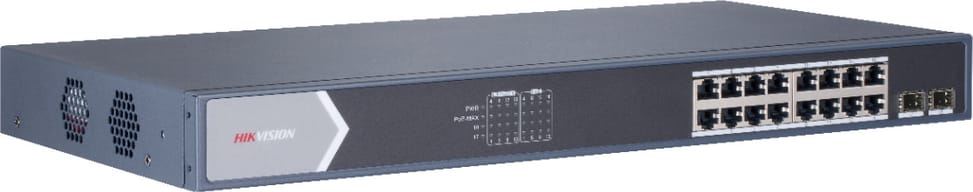 Switch Non Administrable HIKVISION 16 Ports 10/100/1000 POE (DS-3E0518P-E-M-B)