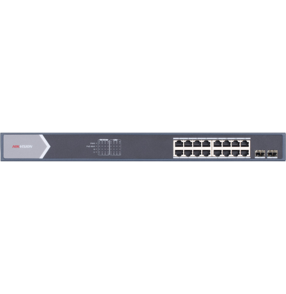 Switch Non Administrable HIKVISION 16 Ports 10/100/1000 POE (DS-3E0518P-E-M-B)