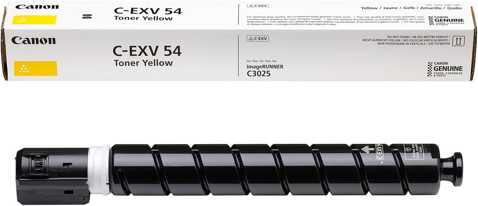 تونر Canon أصلي Canon C-EXV54 أصفر (1397C002AB) — صورة 2