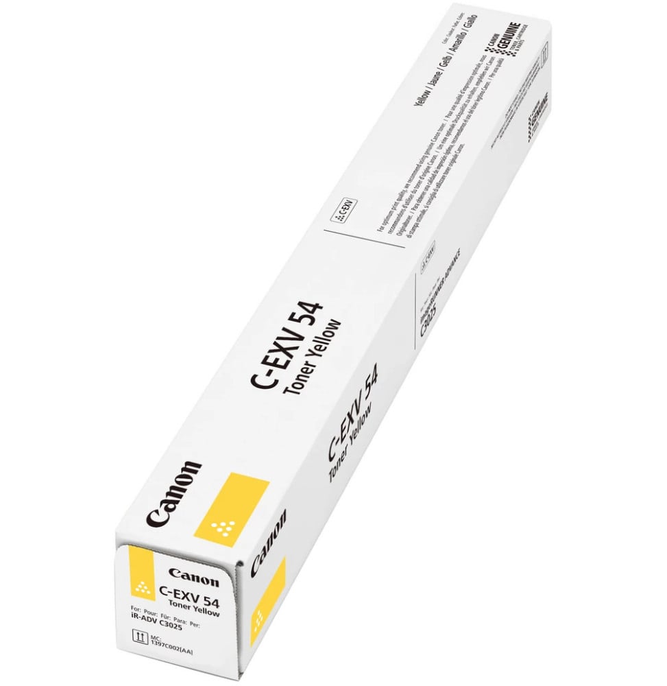 Canon C-EXV54 Jaune - Toner Canon d'origine (1397C002AB)