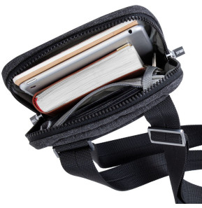 Sac à bandoulière Rivacase Lantau 8810 noir melange pour tablette jusqu'à 8" ( 8810 black melange)