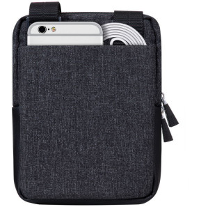 Sac à bandoulière Rivacase Lantau 8810 noir melange pour tablette jusqu'à 8" ( 8810 black melange)