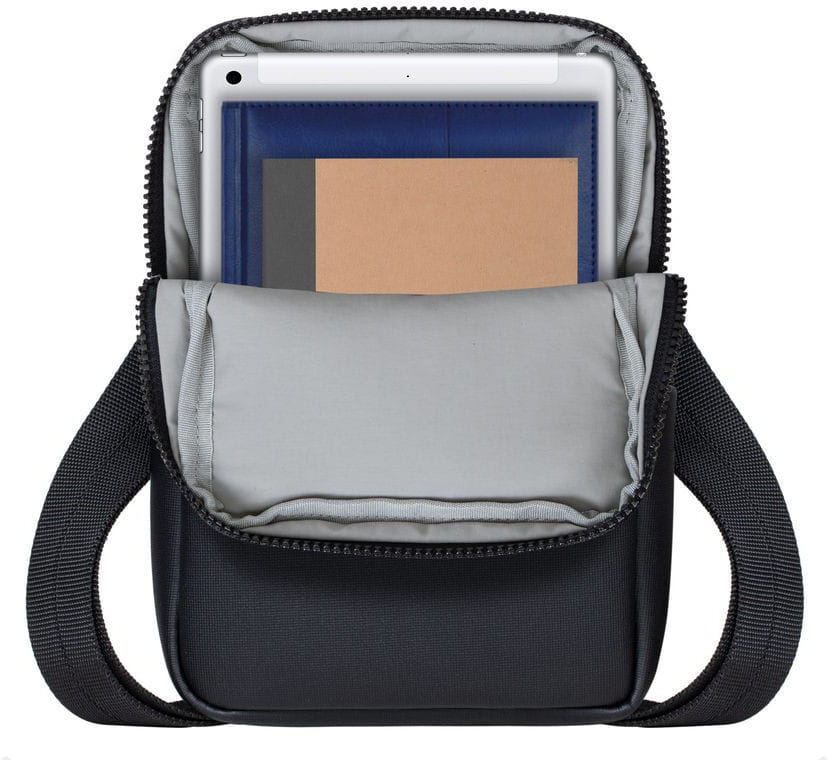 Sac à bandoulière Rivacase Lantau 8810 noir melange pour tablette jusqu'à 8" ( 8810 black melange)