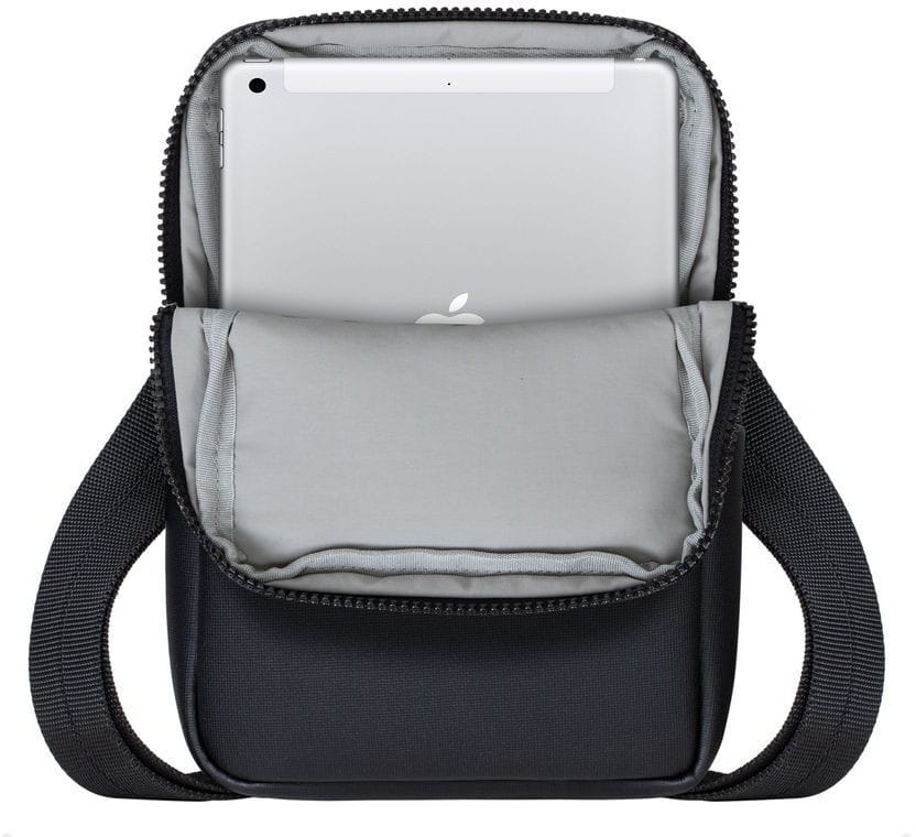 Sac à bandoulière Rivacase Lantau 8810 noir melange pour tablette jusqu'à 8" ( 8810 black melange)