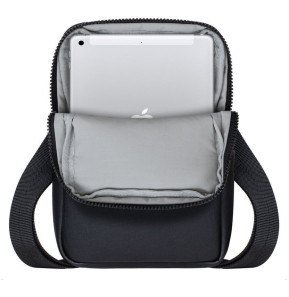 Sac à bandoulière Rivacase Lantau 8810 noir melange pour tablette jusqu'à 8" ( 8810 black melange)