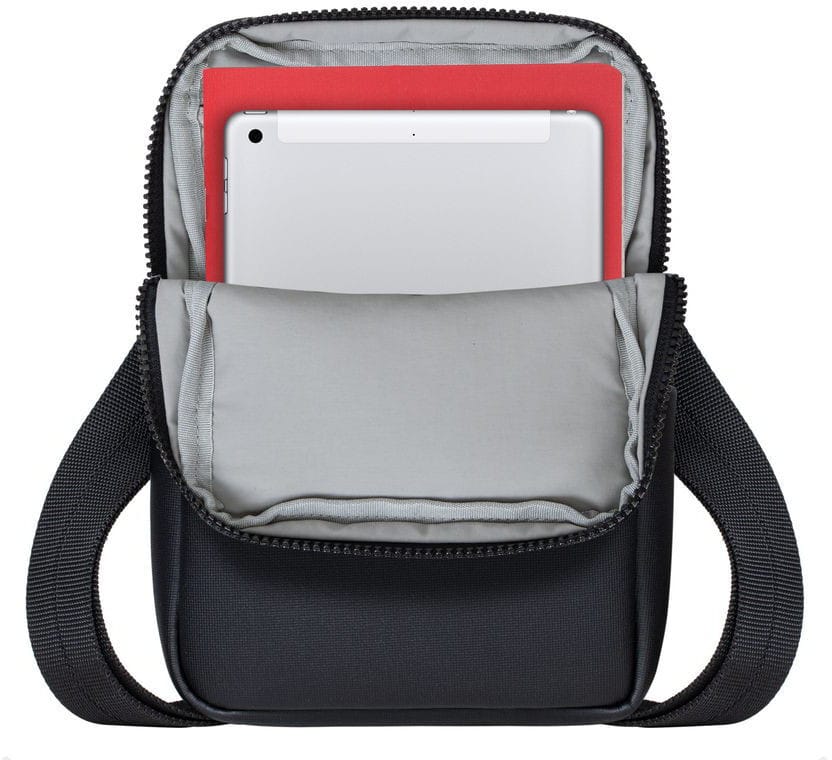 Sac à bandoulière Rivacase Lantau 8810 noir melange pour tablette jusqu'à 8" ( 8810 black melange)