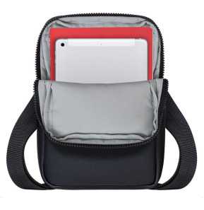 Sac à bandoulière Rivacase Lantau 8810 noir melange pour tablette jusqu'à 8" ( 8810 black melange)