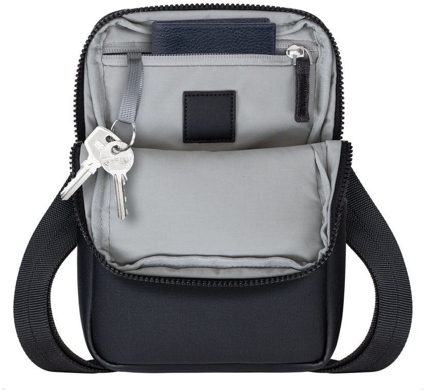 Sac à bandoulière Rivacase Lantau 8810 noir melange pour tablette jusqu'à 8" ( 8810 black melange)
