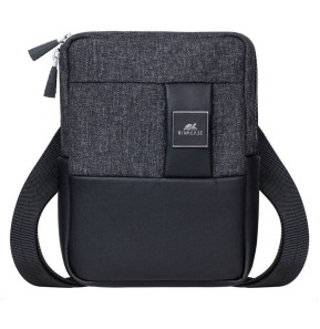 Sac à bandoulière Rivacase Lantau 8810 noir melange pour tablette jusqu'à 8" ( 8810 black melange)