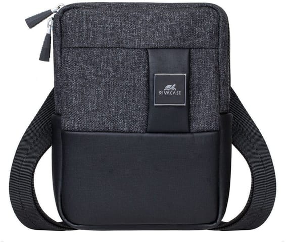 Sac à bandoulière Rivacase Lantau 8810 noir melange pour tablette jusqu'à 8" ( 8810 black melange)