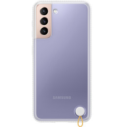 Samsung Galaxy S21 Clear Protective Cover - Blanc (EF-GG991CWEGWW)
