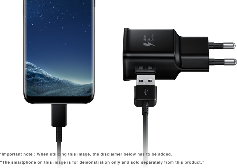 Chargeur Secteur Samsung Travel Adapter - Type C- Chargement Rapide (EP-TA20EWSCGCH)